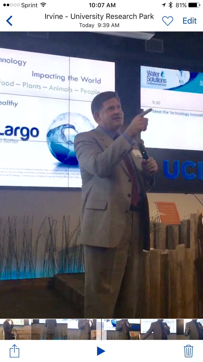 BioLargo's tweet image. Yep!  BioLargo was a big hit today at #cleantechOC Deep Dive into Water #gobiolargo #blgo And yes. We aim high!