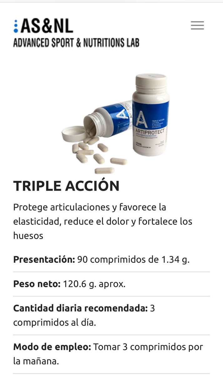 SaturdayRunning's tweet image. AS&amp;amp;NL Advanced Sport &amp;amp; Nutritions Lab. 
Para deportistas, articulaciones protegidas #enjoydoing