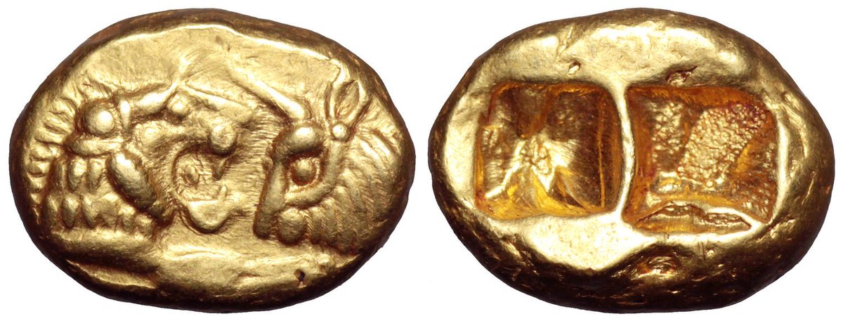 archaeologyart's tweet photo. The first money in the world, from #Sardes Ancient City (Salihli, Manisa Province) / Aegean Region https://t.co/p87NMvHWyd
