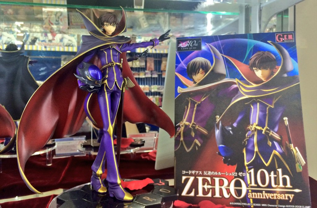展示】コードギアス10周年記念の限定品G.E.M.「ゼロ10th anniversary