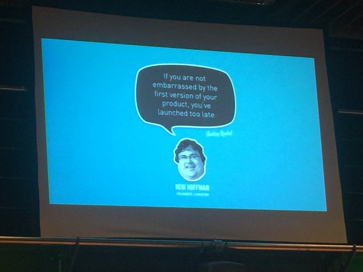 Before you scorn this ethos, ask how much LinkedIn sold for. #lean #mvp