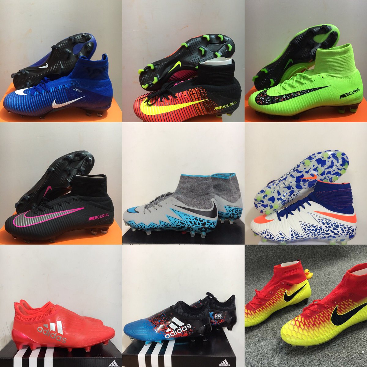 Botas de Futbol Nike MagistaX Proximo II INIC Gris Blanco Rojo