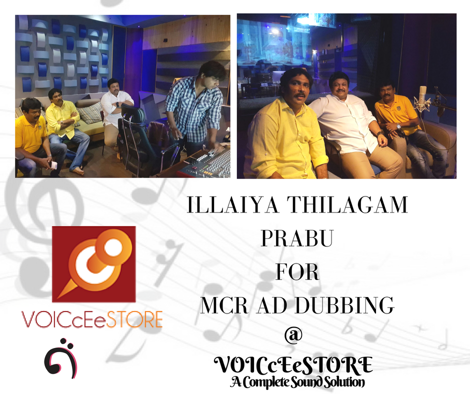 VoiCcEeStore's tweet photo. MCR AD - Dubbing
Voicceestore - A Complete Sound Solution
#Prabu #MCR #Dubbing #AD https://t.co/UqrqXiAUNp