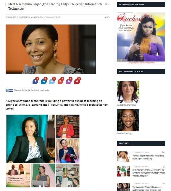 futuresoftng's tweet image. #ThrowBackTechnology #WomenWhoLead #DuchessInternationalMagazine 
4/4