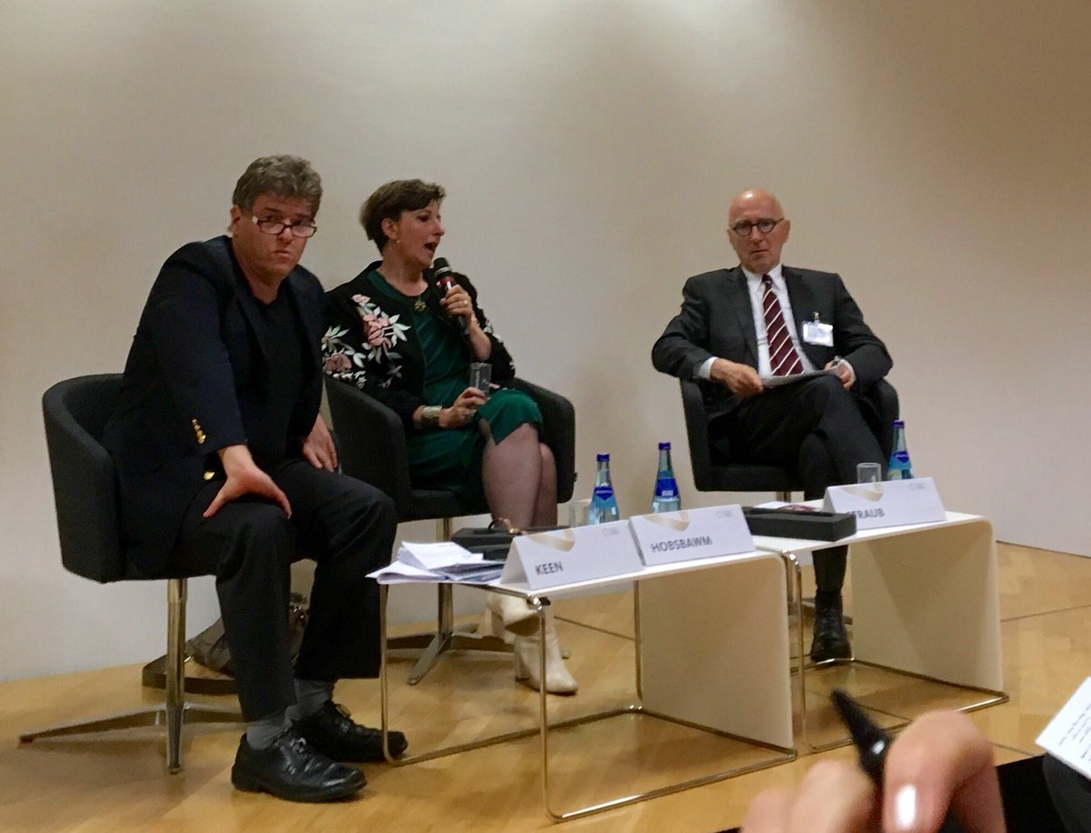 swcom's tweet image. Julia #Hobsbawm: People depend more on technology than on each other. #efa16 #fullyconnected