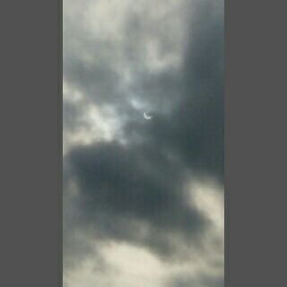 The eclipse as seen in PH. 
Cc @QueenRita983 @nduscott43  @Amakafresh14 @TheOneRahim 
Send us ur #EclipseExperience