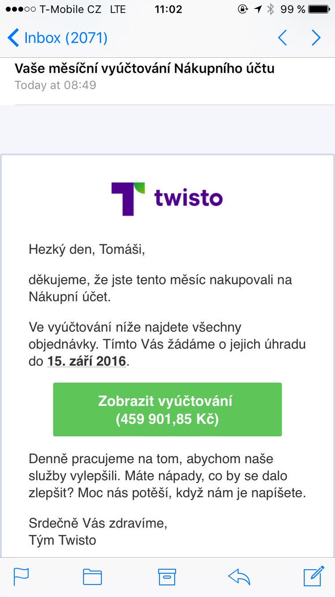 Jsem docela heavy user <a href="/Twistocz/">Twisto.cz</a> :-))