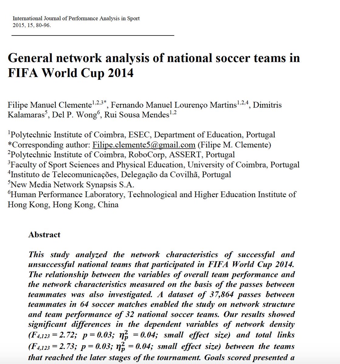 #network
#soccer
#FIFAworldcup2014
#matchanalysis

ingentaconnect.com/content/uwic/u…