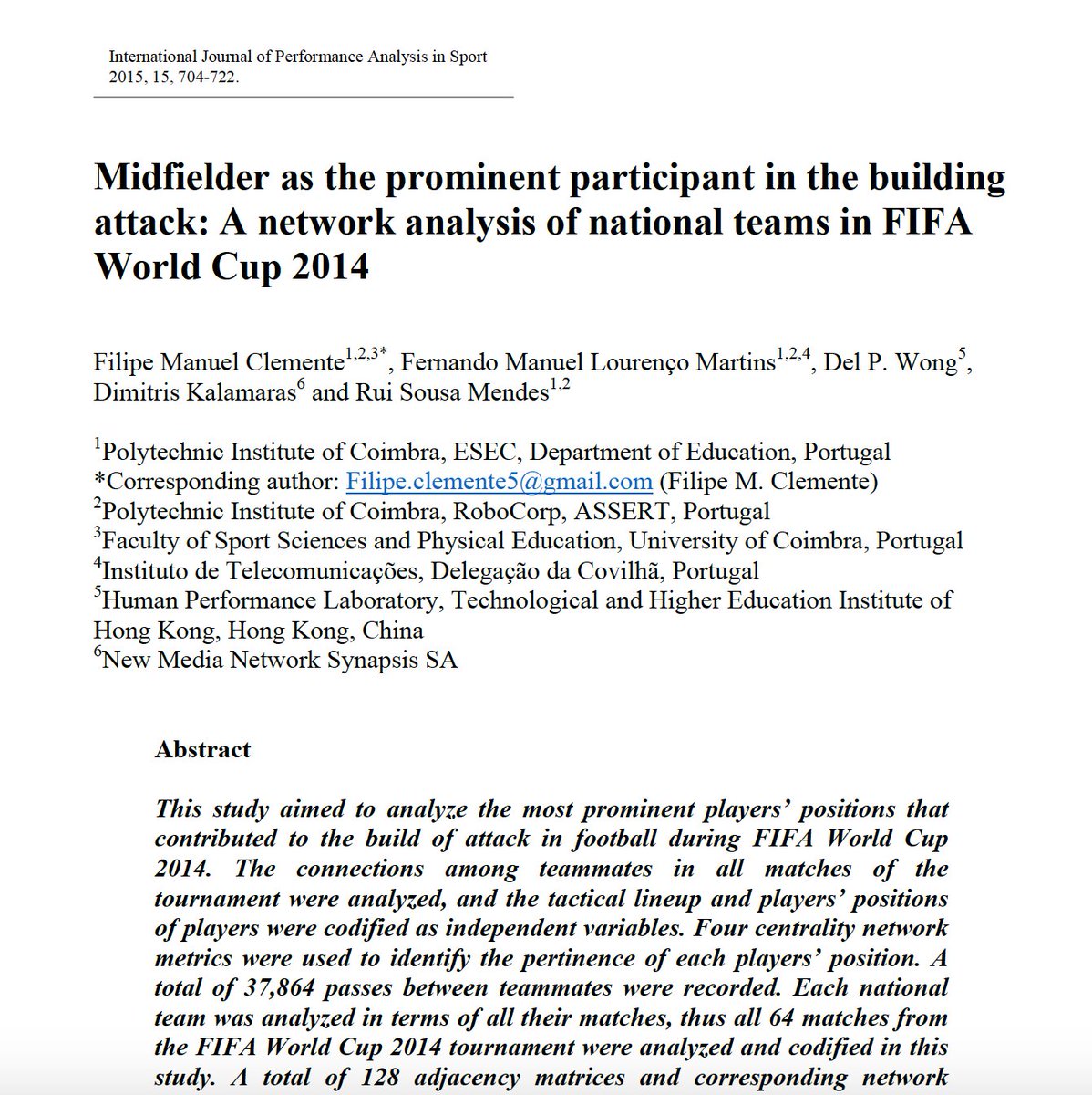 #soccer
#midfielder
#network
#FIFAWorldCup2014

ingentaconnect.com/content/uwic/u…