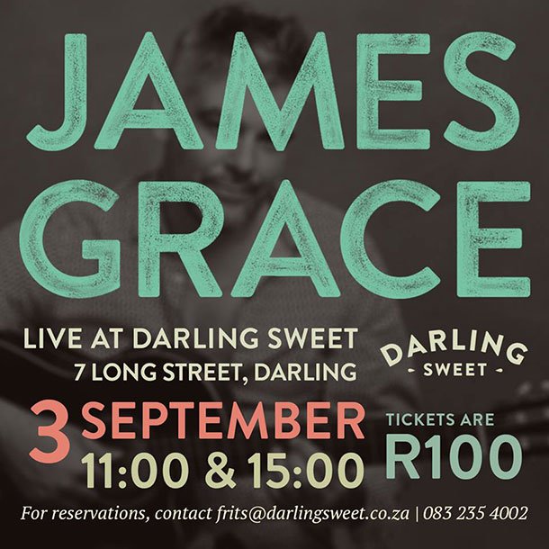 <a href="/tasteofdarling/">The Taste of Darling</a> &amp; @DarlingSweetDS bring you <a href="/Grace_Guitar/">James Grace</a> Sat, 3 Sept, 11am – 12pm #TOD16 #WestCoast #Darling