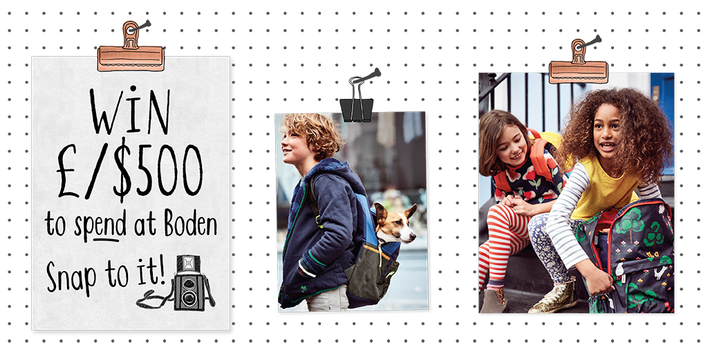 Bodenclothing's tweet photo. Grin to win Β£/$500! π· Go #BacktoSchoolwithBoden in our #FirstClassSelfie photo comp βΊ https://t.co/HOUPgIXwpf https://t.co/SoNmh9NFpQ