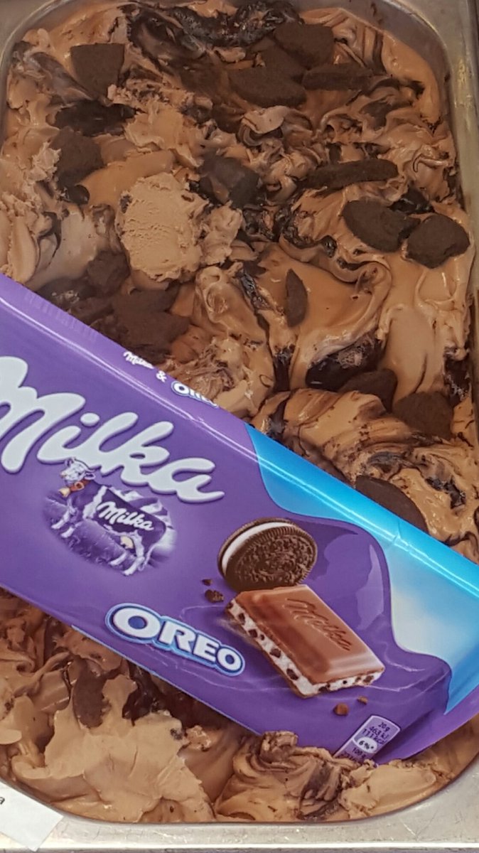 Ice Ice....#milka #oreo #milkaoreoice Vandaag bij Huberts #IJs