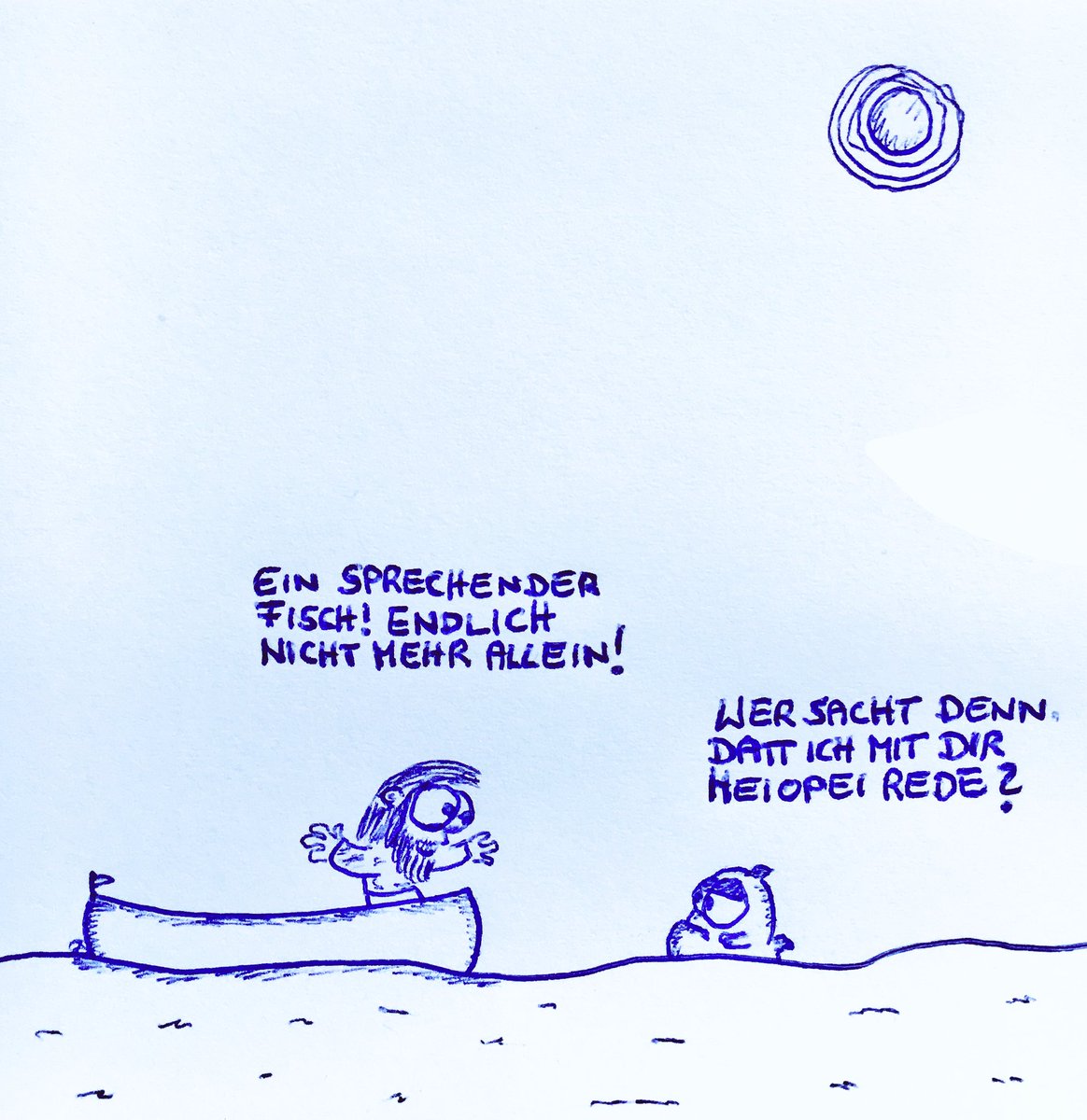 daskritzelt's tweet image. Schiffbruch mit Enttäuschung