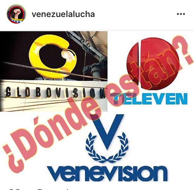 venezuelaesvoz's tweet photo. No hay información en televisión, lo único que tenemos son las redes sociales. #1SeptReclamoDeLibertad https://t.co/cDN3EjhX69