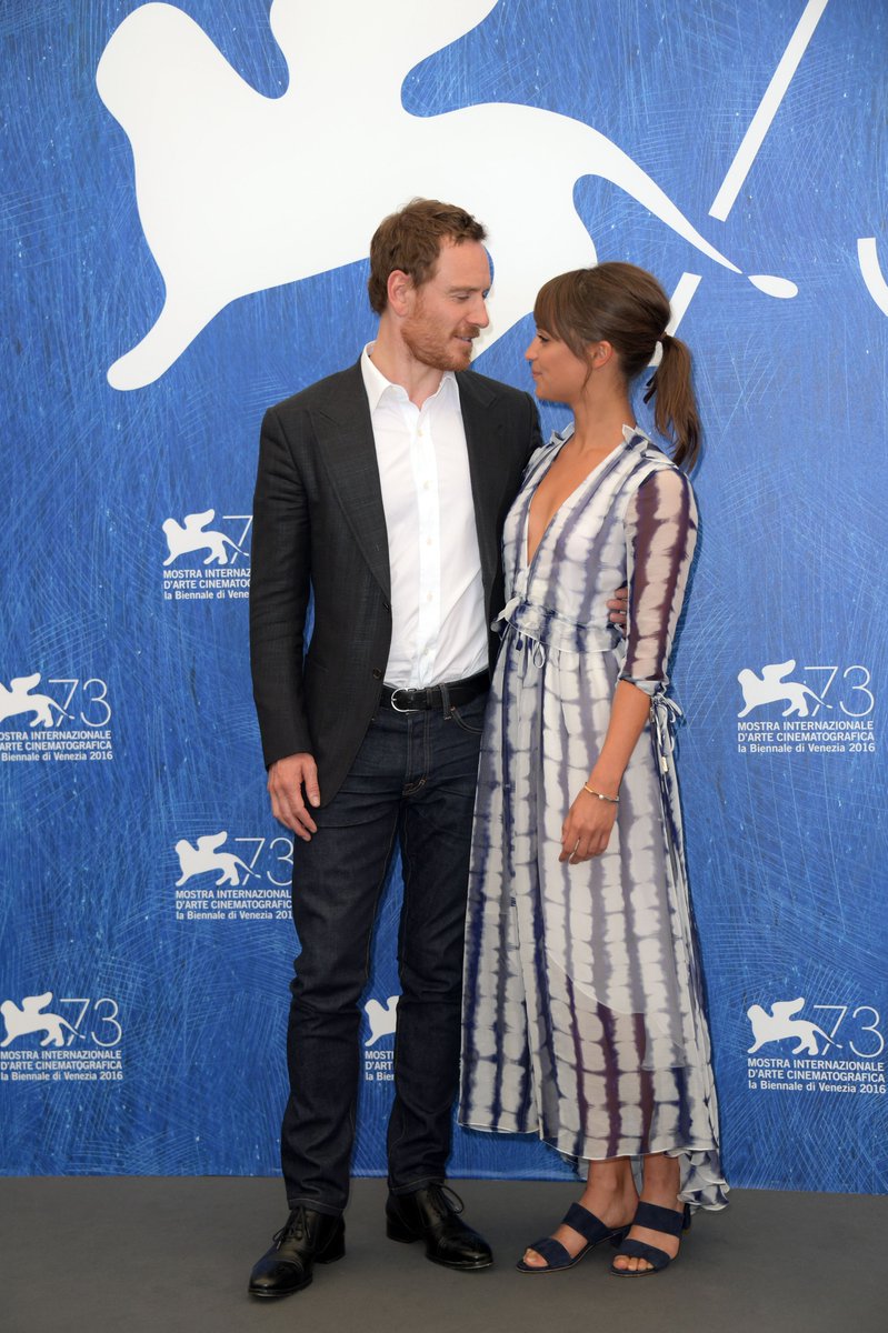 Michael Fassbender and Alicia Vikander are perfection in Venice for their film "Light Between Oceans." #Venezia73 Michael Fassbender and Alicia Vikander are perfection in Venice for their film "Light Between Oceans." #Venezia73