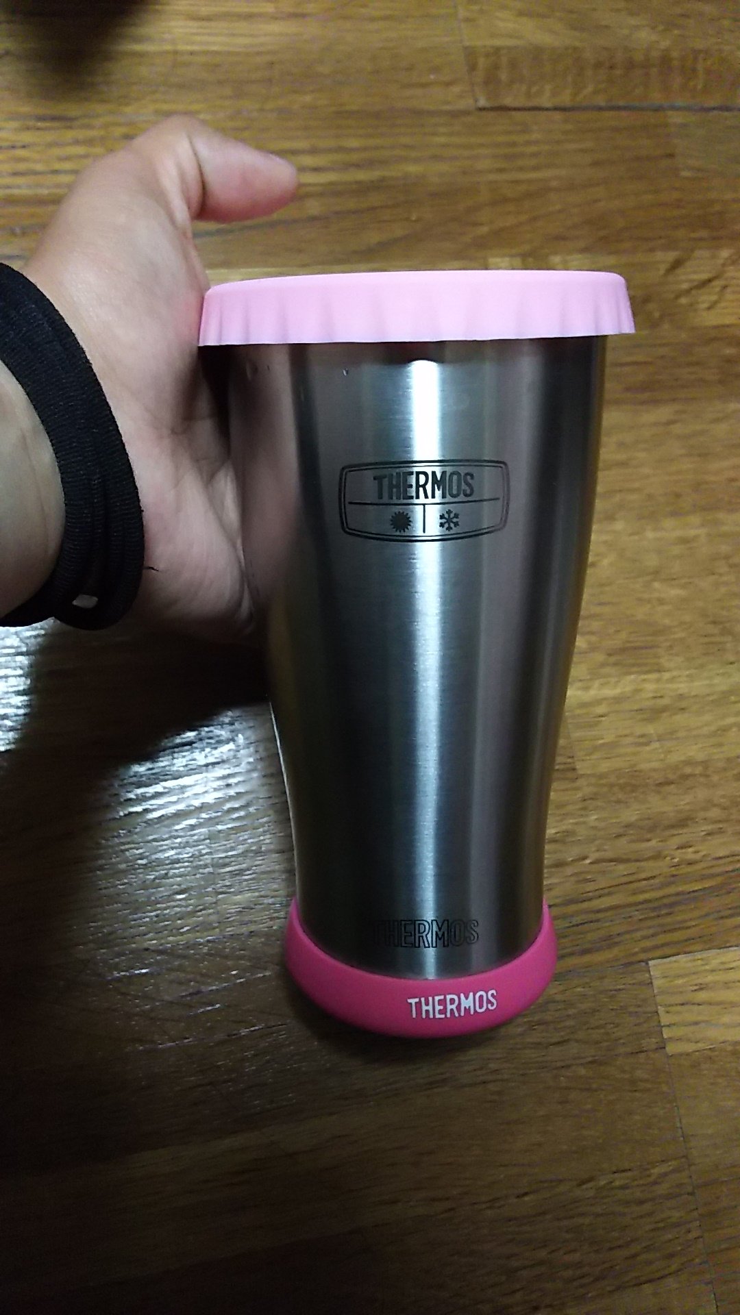 おねいちゃん Isdik サーモス Thermos 真空断熱タンブラー 600ml ステンレス Jde 600 T Co 5uh9zwlhat フタは 100均 セリアの シリコンタンブラーコースター カバー を買うのです