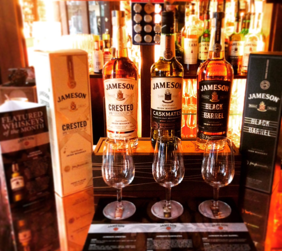 DistilleryStore's tweet image. This month our featured whiskeys come from Jameson. Come check out Jameson Crested, Black Barrel and the Caskmates!