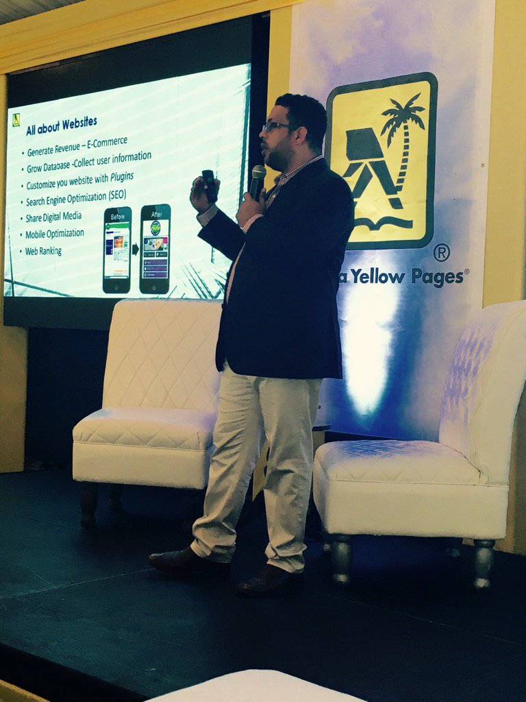 yaneekpage's tweet image. The money &amp;amp; wealth is in your database of customers. Use your website to help capture them -@Jamaica_YP #SMEWorkshop