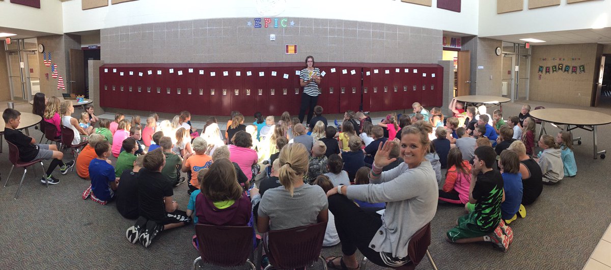 Mr_Muth's tweet photo. "My Mouth is a Volcano" read aloud #habitsofmind #HOM #epicLEARNERS #ManagingImpulsivity https://t.co/G1qE5290nx