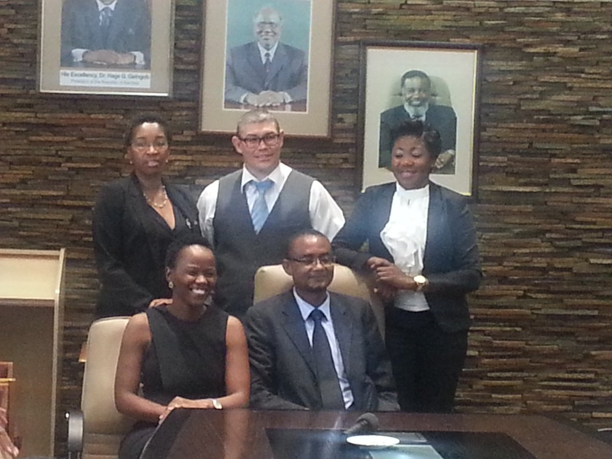 ObserverNamibia's tweet photo. New Namibia Airports Company board https://t.co/V64fkT1jHu