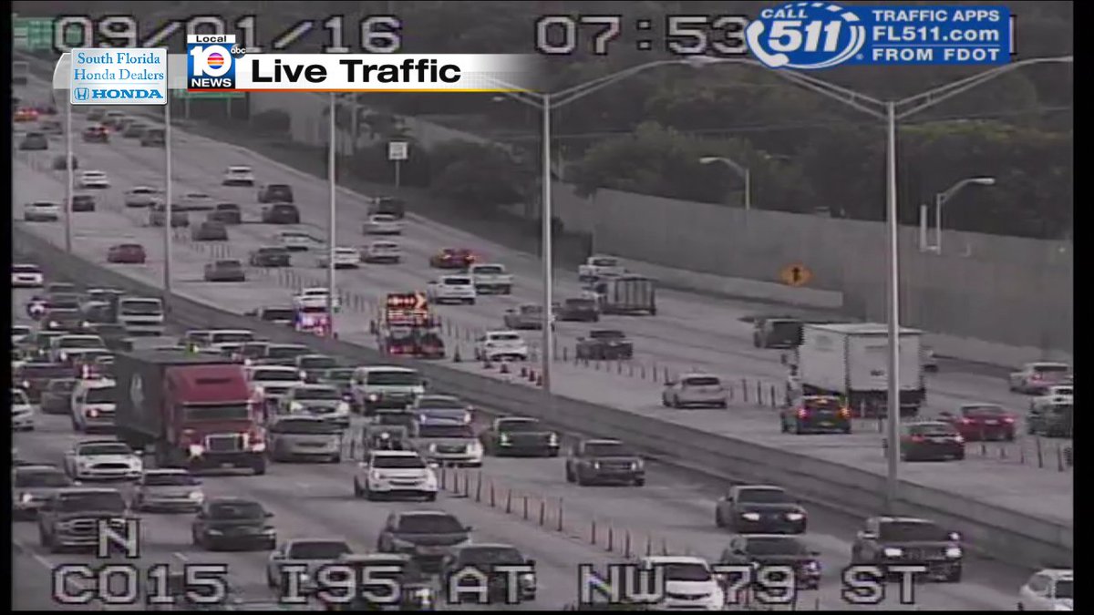 Crash on I-95 NB Express at NW 79th St #traffic #miami https://t.co/dj7I85InmM