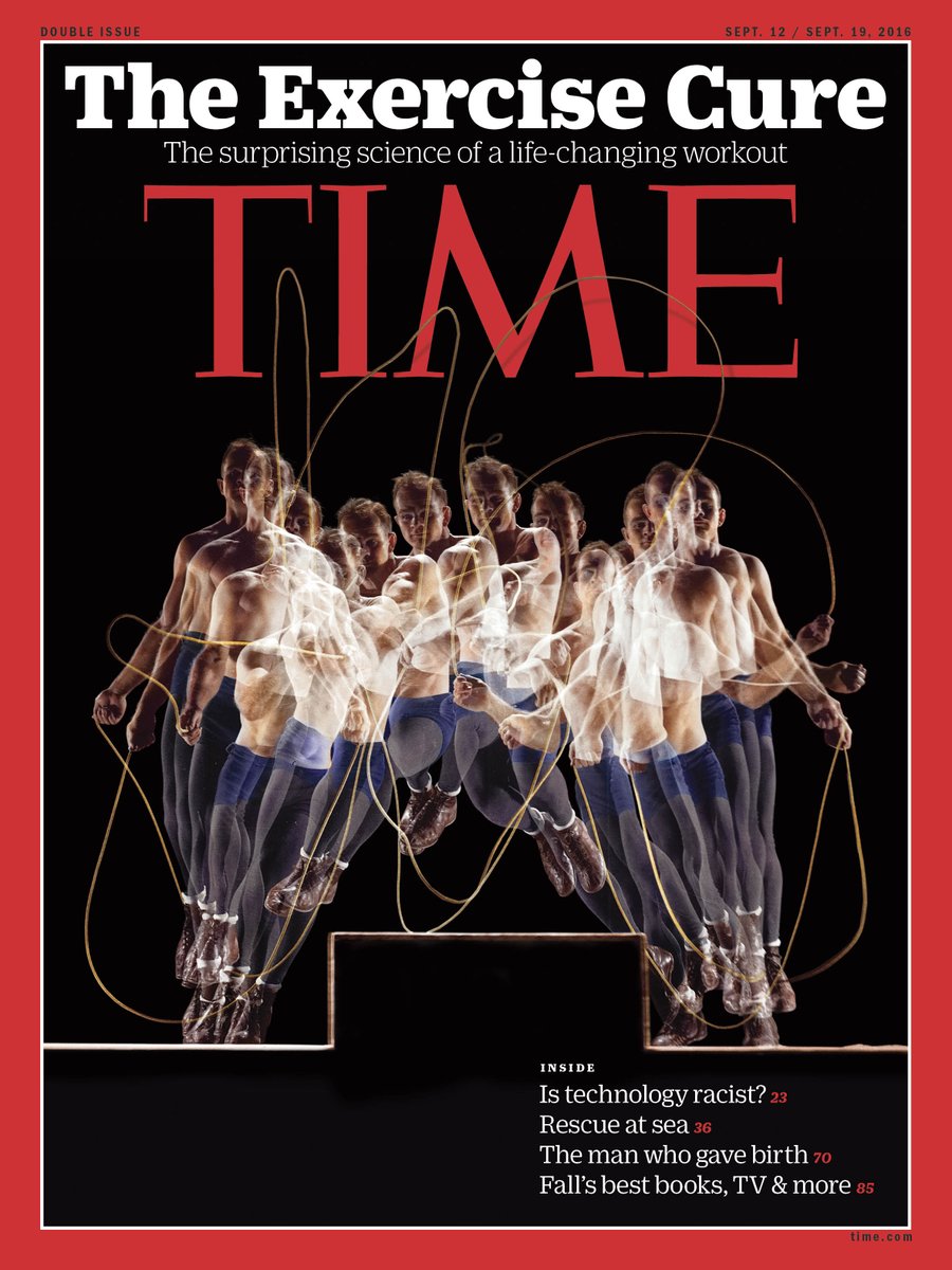 TIME's tweet image. TIME’s new cover: The exercise cure. The surprising science of a life-changing workout
ti.me/2bT9eJ2