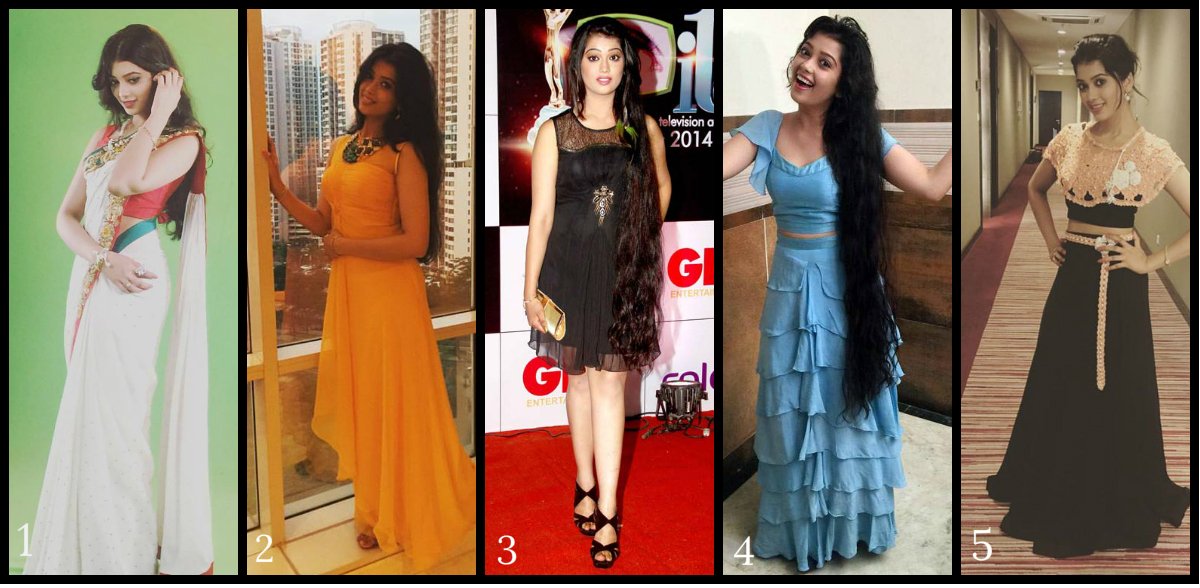 tellychakkar's tweet photo. The adorable &amp; bubbly @DiganganaS ooks beautiful in everything she adorns. Which one do you think suits her most? https://t.co/1SJ7sdeLcz