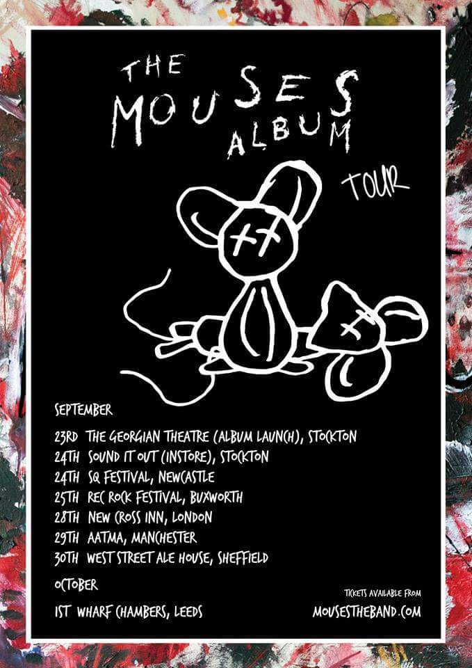 JUST ANNOUNCED! 'The Mouses Album' tour will be our biggest yet - come say hello! Tickets at mousestheband.com
