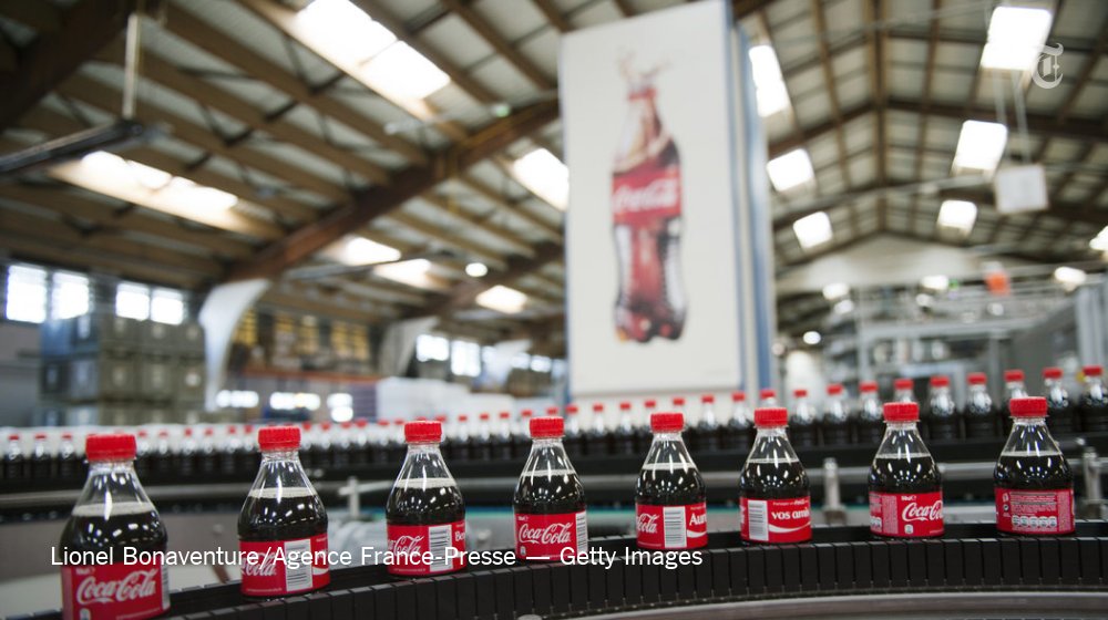 Bags of cocaine worth $56 million are found at a Coca-Cola factory in France nyti.ms/2bKHJkB