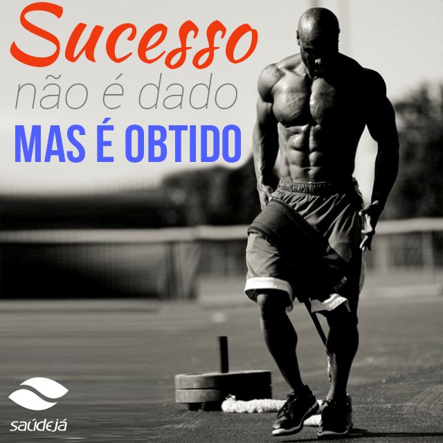 saudeja's tweet photo. Pensamento e atitude positiva. #saudeja #treinohard #ativosempre #fikagrande https://t.co/RRSSQmFwJS