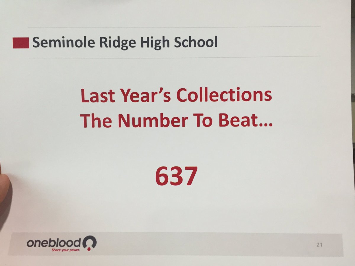 SRHS Blood Drive tweet media