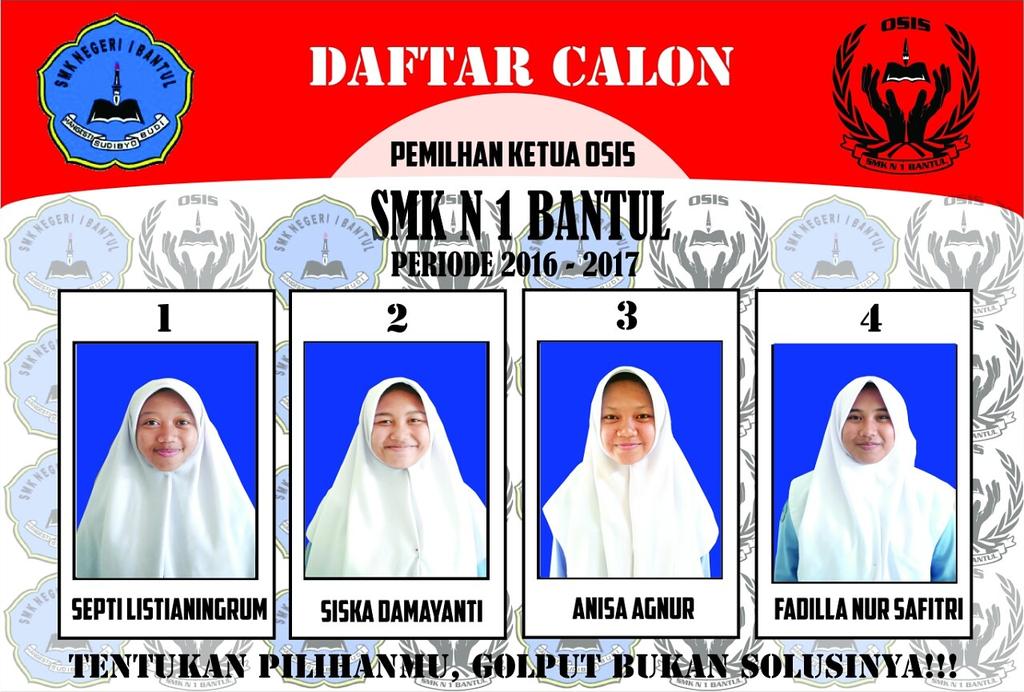 Ayo tentukan pilihanmu dalam PEMILOS tanggal 7 September 2016 ✍✍✍