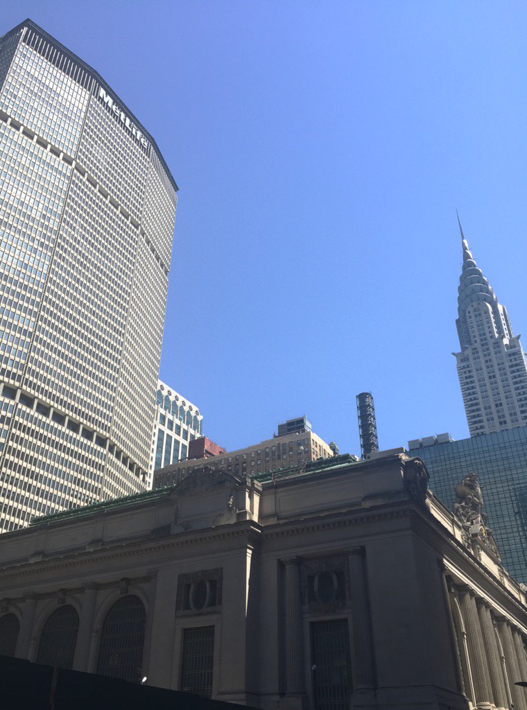 #NewYorkCity's 3 iconic addresses. @GrandCentralNYC #MetLifeBuilding #ChryslerBuilding @ChryslerNYC