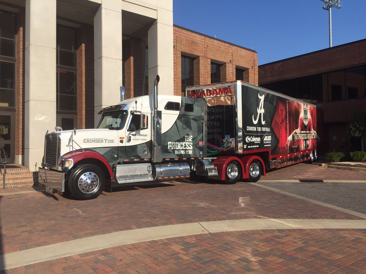 AlabamaFTBL's tweet photo. Time to pack up this bad boy and head to Texas! #RollTide #USCvsBAMA https://t.co/kI2qErUXTC