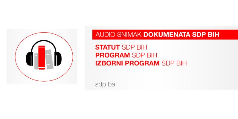 Izborni program sdp