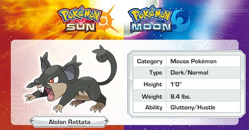 Rattata Gets An Alola Form In Pokémon Sun & Moon - Siliconera