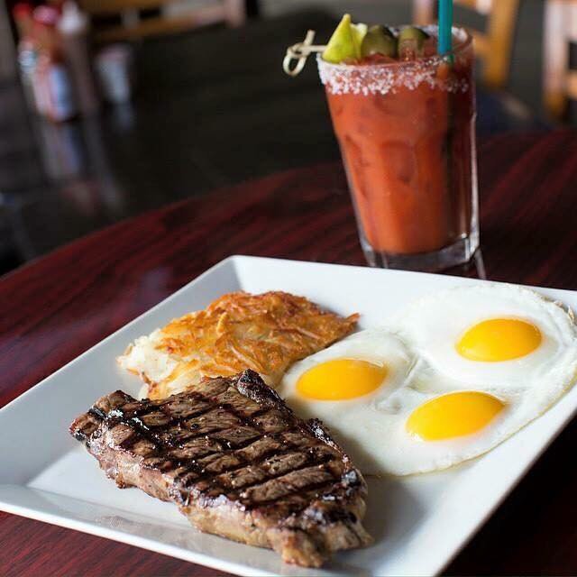 MalarkysNB's tweet photo. Steak and Eggs the classic breakfast for the classic connoisseur. #breakfastforthewin! #malarkys https://t.co/1VNzMxaioQ