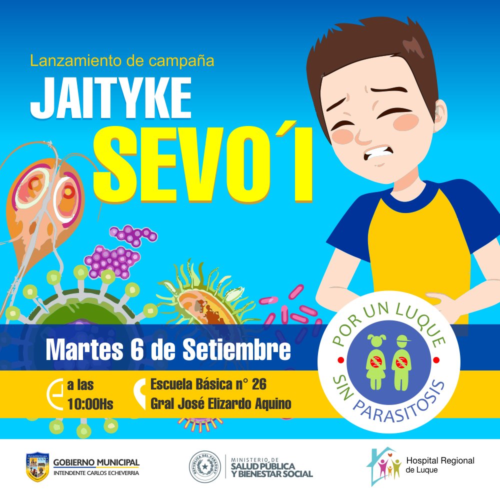 #LuqueTeQuieroDiferente <a href="/msaludpy/">Ministerio de Salud</a> <a href="/azulyorodigital/">Azul y Oro Digital</a>