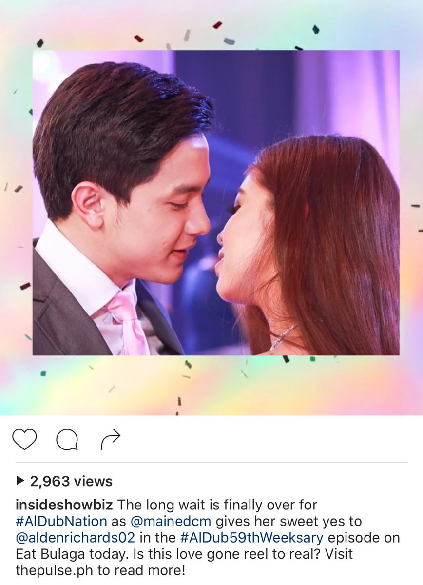 pinkywinky222's tweet image. Nagbubunyi at may paconfetti pa ang Inside Showbiz para sa mga bibis! Hahaha! 😂🎉 

#ALDUB59thWeeksary