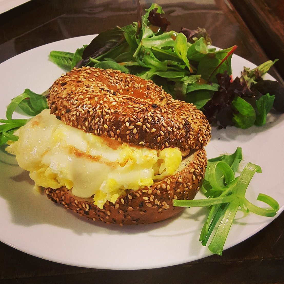 Douxcafe1's tweet photo. #goodmorning #eggs&amp;cheesebagel #hotbagels #croissant #danish #coffee #am #wakeup https://t.co/X3GtOKbBwK