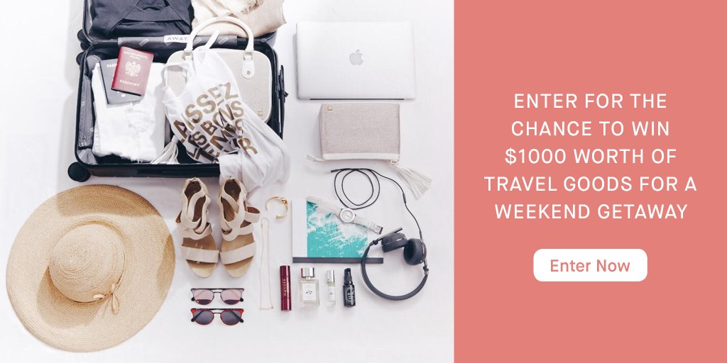 Summer's not over! Here's a chance to win $1000 in getaway gear for your next weekend trip! bit.ly/2bF3LVn