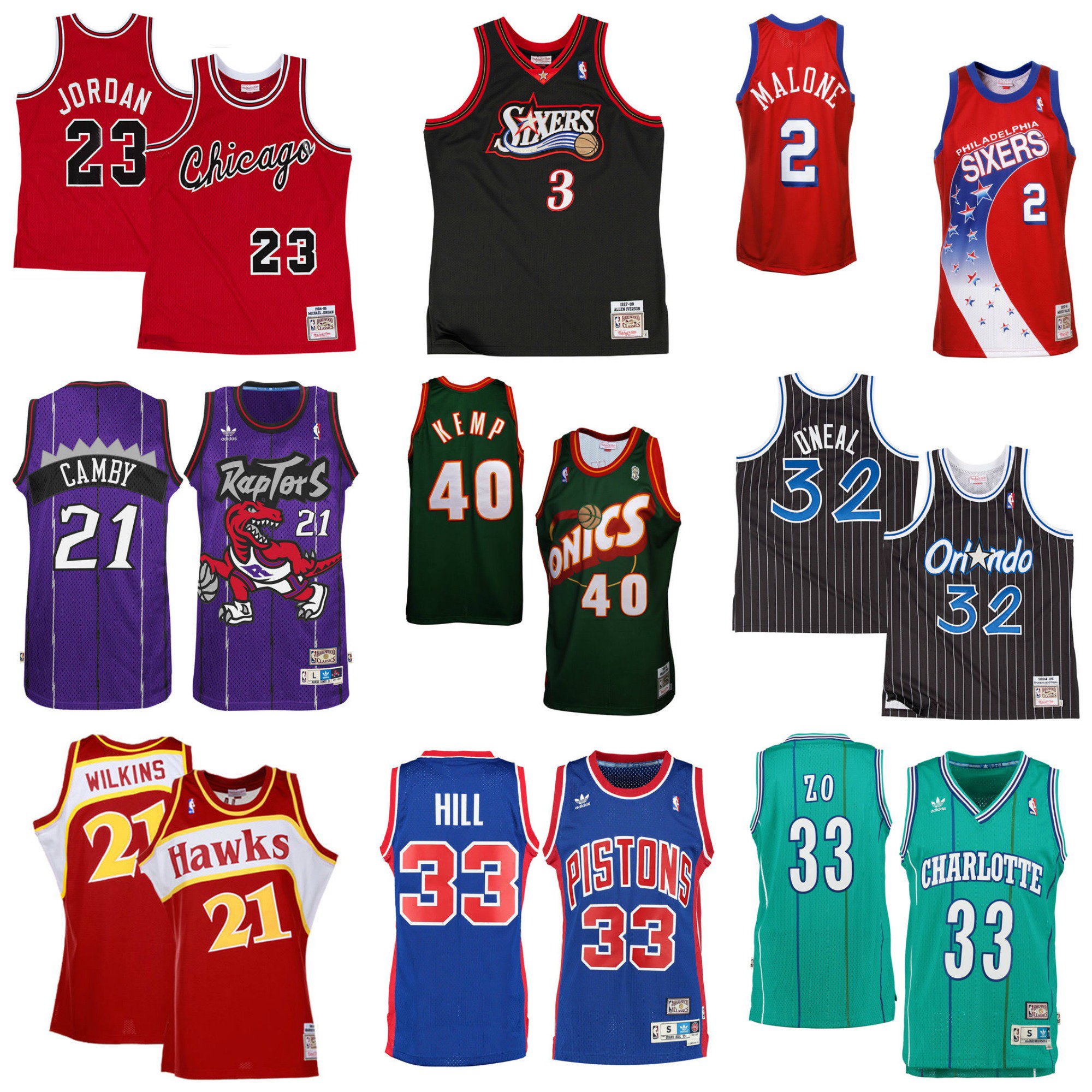 NBA Throwback Jerseys, NBA Retro & Vintage Throwback Uniforms
