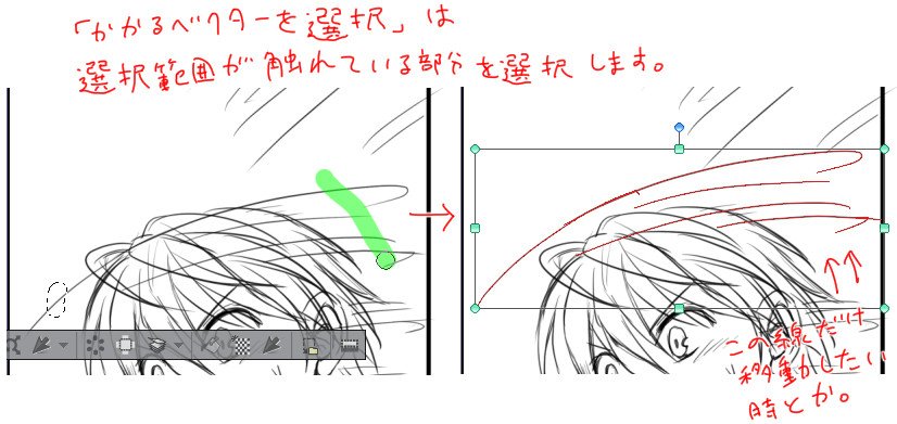 聖月 複数レイヤーに描かれたベクターを同時に変形したい時はオブジェクトツールでは複数レイヤーを選択できません でも普通に選択範囲を作って変形することは出来ます 複数レイヤーベクター選択要望 T Co Badktkl2gx