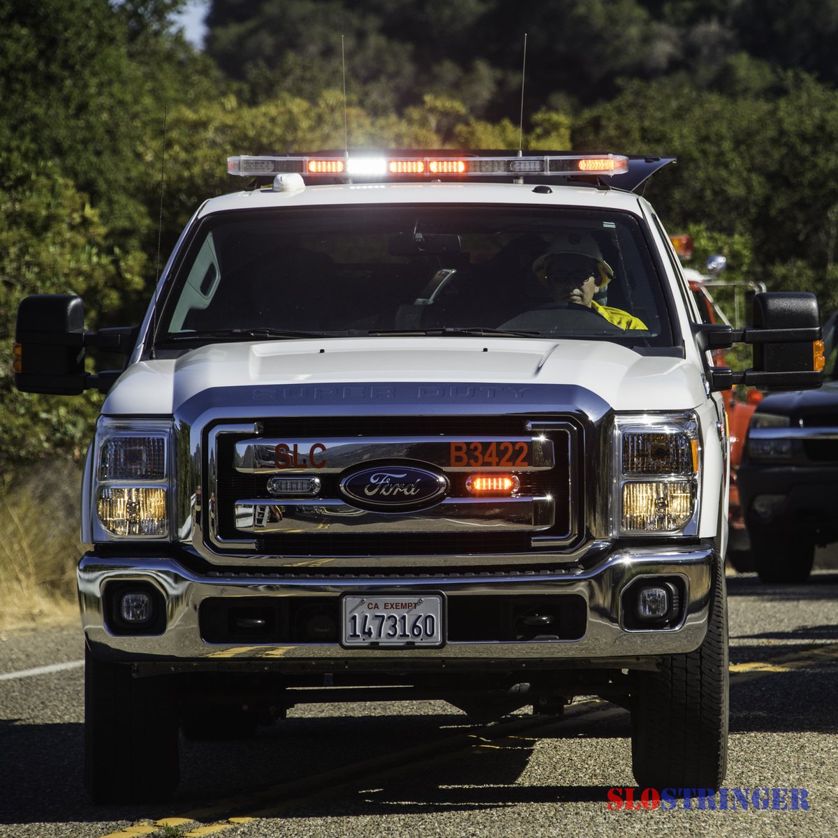 SLOStringer's tweet image. Battalion 3422 #CALFIRESLO on scene of the #LopezFire yesterday as Incident Commander. Held to just over an acre