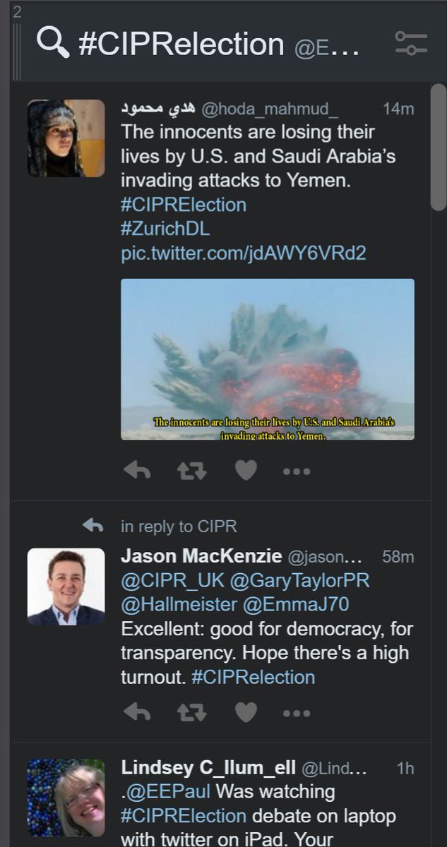 EEPaul's tweet image. Appears #CIPR election trended enough to get some #twitterspam