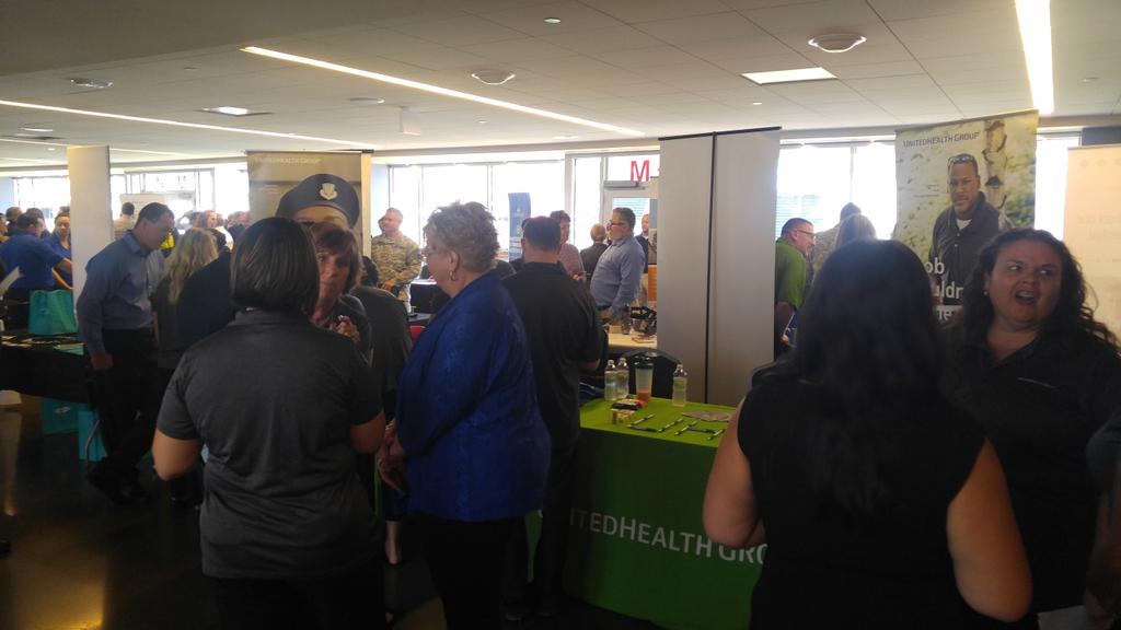 MOHTwinCities's tweet image. Thank you to @UnitedHealthGrp for attending the #mohtwincities job fair! #veterans