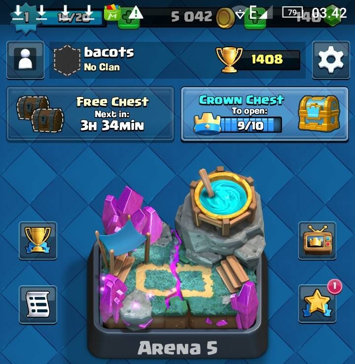bacotsgaming's tweet photo. #ClashRoyale level 1 in arena 5
Maybe i can beat the world record ? Lol https://t.co/KW1ZxpJJ6x