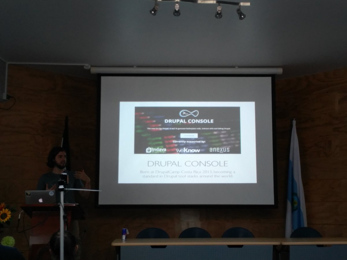enzolutions's tweet image. #drupalcampcr keynote opening session