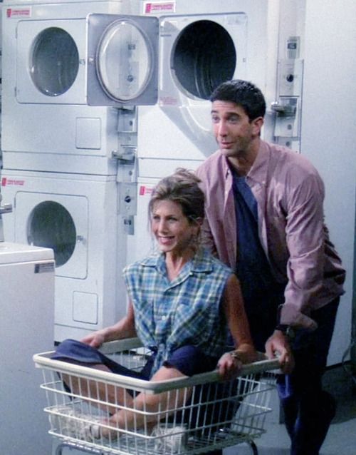 Rachel and Ross use the R&amp;B 100E Laundry Cart  #rbwire