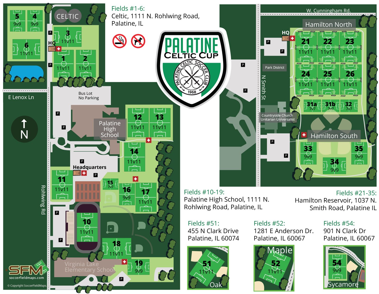 Spindler Park Field Map Palatine Celtic Cup On Twitter: "Thank You @Palparks For Prepping Our  Beautiful Fields For #Celticcup2016 - Attached Is A Handy Field Map  Https://T.co/L0Erqah9Zy" / Twitter